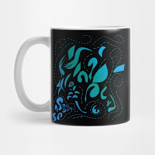 Fantasy flower Vector Mug